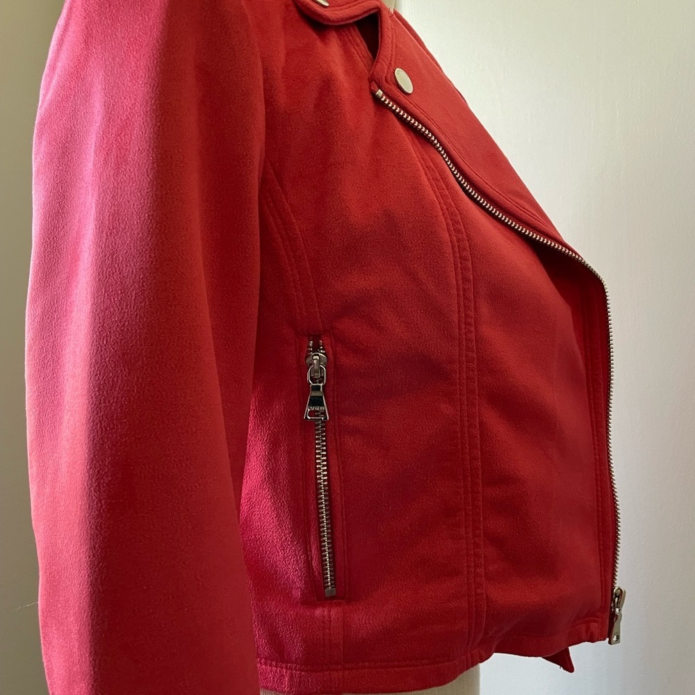 EXPRESS Moto Faux Suede Jacket - Picture 13 of 16